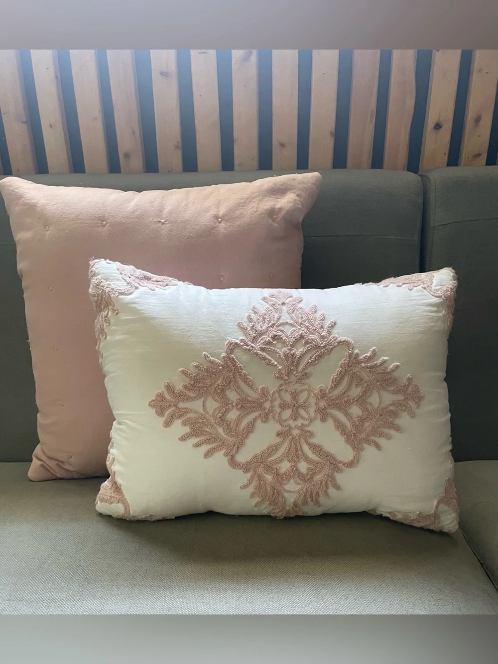 Embroidered Decorative Throw Accent Pillows